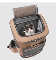 Portable Folding Trolley Pet Backpack By Woofymood